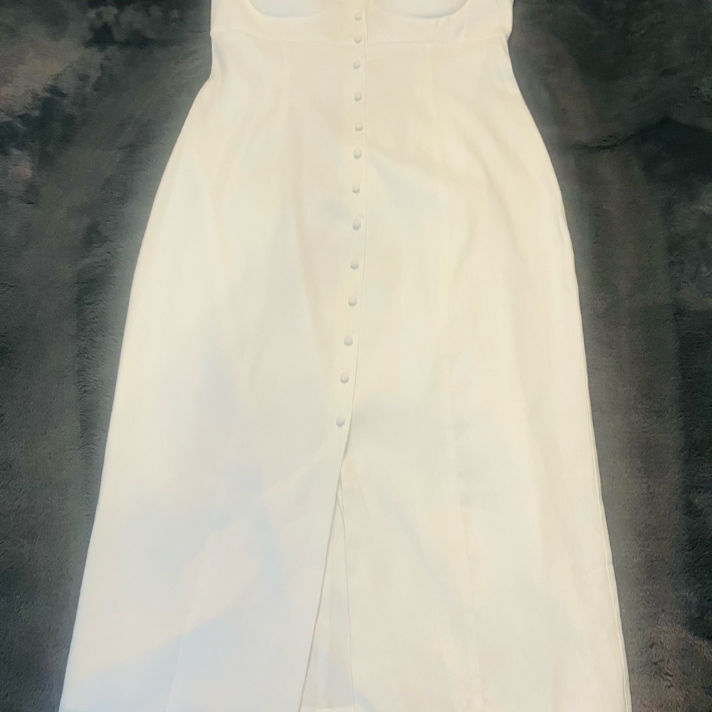 ANTONIO MELANI White Button-Front Dress NWT $80